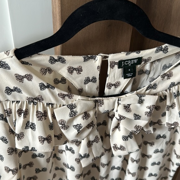 J. Crew Bow Blouse - Picture 8 of 12